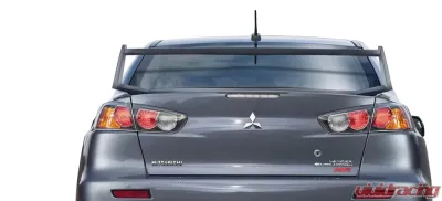2008-2017 Mitsubishi Lancer / Lancer Evolution 10 Duraflex Vortex Wing Trunk Lid Spoiler - 1 Piece - 109193