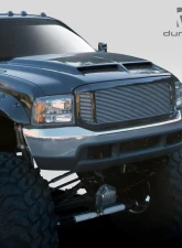 1999-2007 Ford Super Duty F250 F350 F450 F550 / 2000-2005 Ford Excursion Duraflex CVX Hood - 1 Piece                                     - 109247 - Image 2