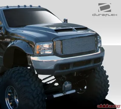 1999-2007 Ford Super Duty F250 F350 F450 F550 / 2000-2005 Ford Excursion Duraflex CVX Hood - 1 Piece - 109247