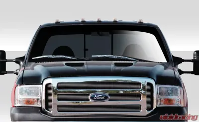 1999-2007 Ford Super Duty F250 F350 F450 F550 / 2000-2005 Ford Excursion Duraflex CVX Version 2 Hood - 1 Piece - 109248