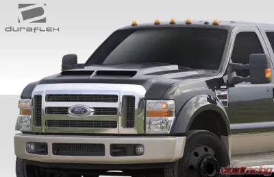 2008-2010 Ford Super Duty F250 F350 F450 Duraflex CVX Hood - 1 Piece - 109249