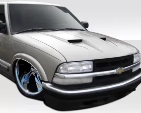 1994-2004 Chevrolet S-10 / 1995-2005 Chevrolet Blazer / 1996-2001 Oldsmobile Bravada Duraflex CVX Hood - 1 Piece