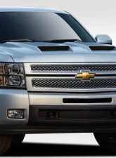 2007-2013 Chevrolet Silverado Duraflex CVX Hood - 1 Piece                                     - 109254 - Image 2