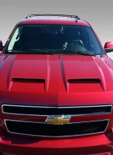 2007-2014 Chevrolet Tahoe Avalanche Suburban Duraflex CVX Hood - 1 Piece                                     - 109256 - Image 7