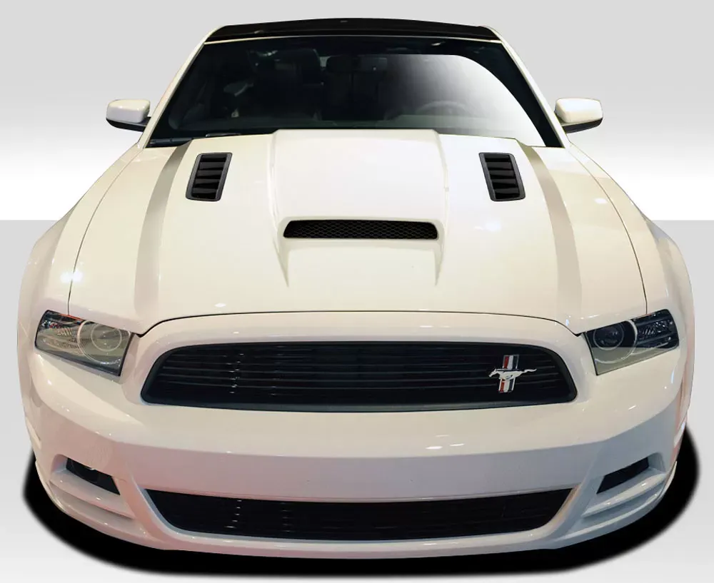 2013-2014 Ford Mustang / 2010-2014 Mustang GT500 Duraflex CVX Hood - 1 Piece - 109258