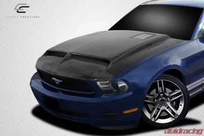 2010-2012 Ford Mustang Carbon Creations GT500 Hood - 1 Piece - 109261