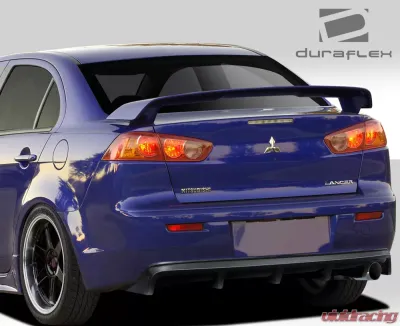 2008-2017 Mitsubishi Lancer 4DR Duraflex M Power Rear Diffuser - 1 Piece - 109290