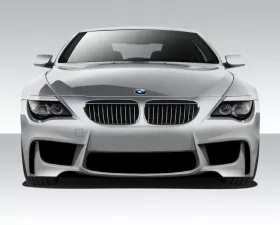 2004-2010 BMW 6 Series E63 E64 Convertible 2DR Duraflex 1M Look Front Bumper Cover - 1 Piece