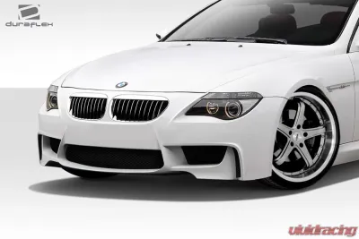 2004-2010 BMW 6 Series E63 E64 Convertible 2DR Duraflex 1M Look Front Bumper Cover - 1 Piece - 109303