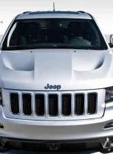 2011-2022 Jeep Grand Cherokee Duraflex SRT Look Hood - 1 Piece                                     - 109326 - Image 2