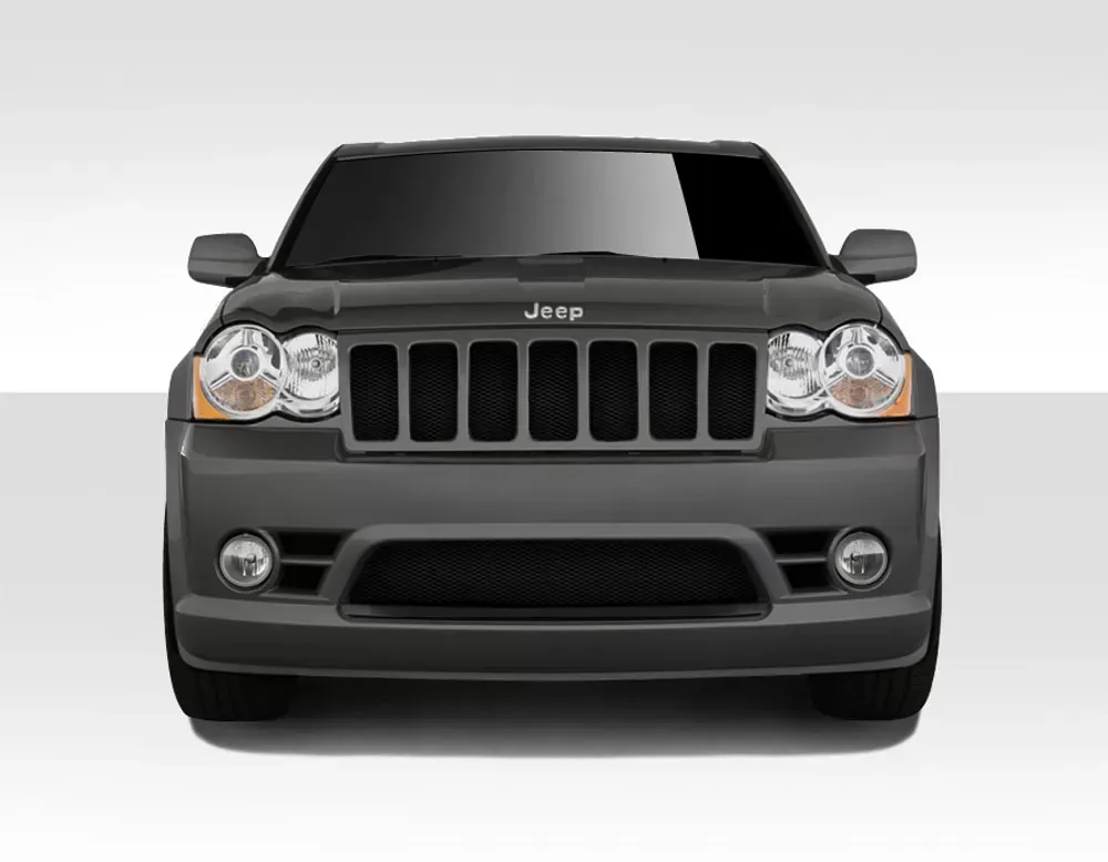 2008-2010 Jeep Grand Cherokee Duraflex SRT Look Front Bumper Cover - 1 Piece - 109327