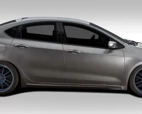 2013-2016 Dodge Dart Duraflex Racer Side Skirt Rocker Panels - 2 Piece