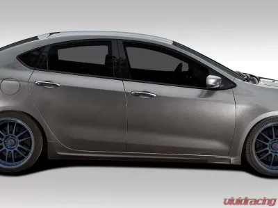 2013-2016 Dodge Dart Duraflex Racer Body Kit (dual exhaust) - 4 Piece - 109401