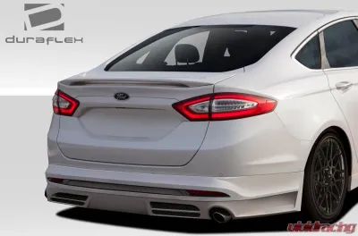 2013-2016 Ford Fusion Duraflex Racer Rear Lip Under Spoiler Air Dam - 1 Piece - 109334