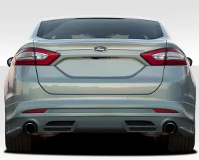 2013-2016 Ford Fusion Duraflex Racer Rear Lip Under Spoiler Air Dam - 1 Piece