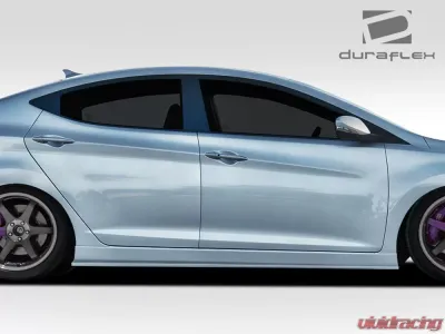 2011-2015 Hyundai Elantra Duraflex Racer Side Skirt Rocker Panels - 2 Piece - 109338