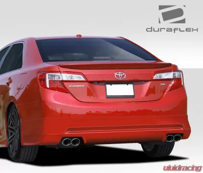 2012-2014 Toyota Camry Duraflex Racer Rear Lip Under Spoiler Air Dam - 1 Piece - 109340