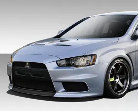 2008-2017 Mitsubishi Lancer Duraflex Evo X V3 Front Bumper Cover - 1 Piece