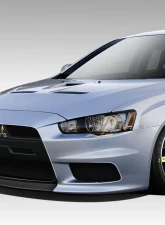 2008-2017 Mitsubishi Lancer Duraflex Evo X V3 Front Bumper Cover - 1 Piece                                     - 109413 - Image 5