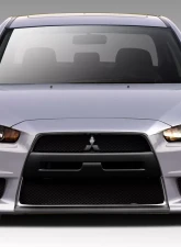 2008-2017 Mitsubishi Lancer Duraflex Evo X V3 Front Bumper Cover - 1 Piece                                     - 109413 - Image 2