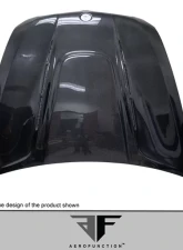 2008-2014 BMW X6 X6M E71 2007-2013 BMW X5 E70 Carbon AF-5 Hood ( CFP ) - 1 Piece                                     - 109420 - Image 3