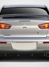 2008-2017 Mitsubishi Lancer 4DR Carbon Creations M Power Rear Diffuser - 1 Piece                                     - 109421 - Image 10