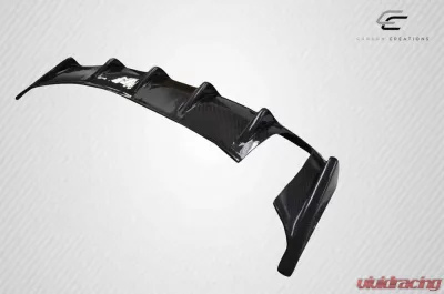 2008-2017 Mitsubishi Lancer 4DR Carbon Creations M Power Rear Diffuser - 1 Piece - 109421