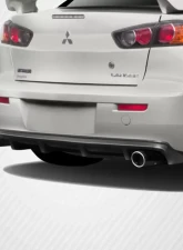 2008-2017 Mitsubishi Lancer 4DR Carbon Creations M Power Rear Diffuser - 1 Piece                                     - 109421 - Image 2
