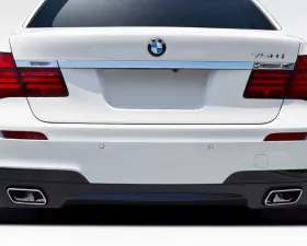 2009-2015 BMW 7 Series F01 Duraflex M Sport Look Rear Bumper Cover - 1 Piece
