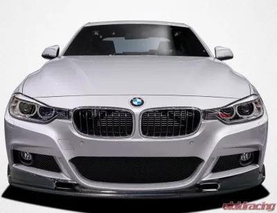 2012-2018 BMW 3 Series F30 M Sport Carbon Creations Eros Version 1 Front Lip Under Air Dam Spoiler - 1 Piece - 109439