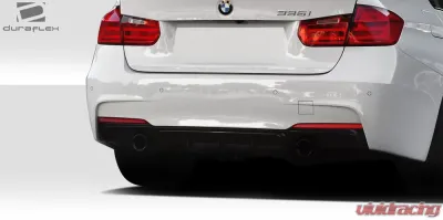 2012-2018 BMW 3 Series F30 Duraflex M Performance Look Rear Diffuser - 1 Piece ( will only fit M Sport bumpers ) - 109456