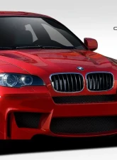 2008-2014 BMW X6 E71 E72 Duraflex 1M Look Front Bumper Cover - 1 Piece                                     - 109473 - Image 2
