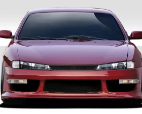 1997-1998 Nissan 240SX S14 Duraflex V-Speed Wide Body Front Bumper Cover - 1 Piece