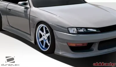 1997-1998 Nissan 240SX S14 Duraflex V-Speed Wide Body Front Fenders - 2 Piece - 109516
