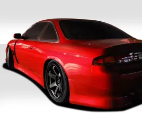 1995-1998 Nissan 240SX S14 Duraflex V-Speed Wide Body Rear Fenders - 2 Piece