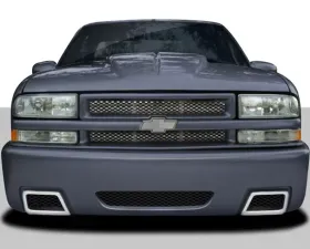 1994-2004 Chevrolet S10 1995-2004 Blazer Duraflex SS Look Front Bumper Cover - 1 Piece