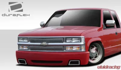 1988-1999 Chevrolet C Series K Series Pickup 1992-1999 Tahoe Yukon Suburban Duraflex SS Look Front Bumper Cover - 1 Piece - 109530