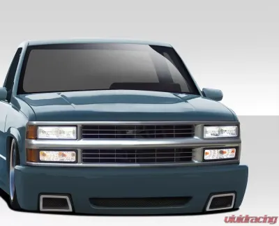 1988-1999 Chevrolet C Series K Series Pickup 1992-1999 Tahoe Yukon Suburban Duraflex SS Look Front Bumper Cover - 1 Piece - 109530