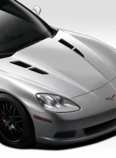 2005-2013 Chevrolet Corvette C6 Duraflex GT Concept Hood - 1 Piece                                     - 109534 - Image 2