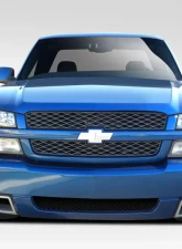 2003-2006 Chevrolet Silverado 2002-2006 Chevrolet Avalanche ( without cladding ) Duraflex SS Look Front Bumper Cover - 1 Piece                                     - 109535 - Image 8