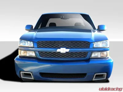 2003-2006 Chevrolet Silverado 2002-2006 Chevrolet Avalanche ( without cladding ) Duraflex SS Look Front Bumper Cover - 1 Piece - 109535