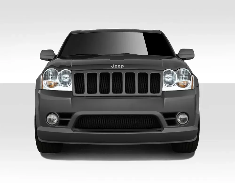 2005-2007 Jeep Grand Cherokee Duraflex SRT Look Front Bumper Cover - 1 Piece - 109549