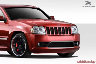 2005-2007 Jeep Grand Cherokee Duraflex SRT Look Front Bumper Cover - 1 Piece - 109549