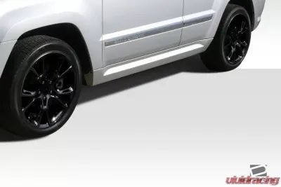 2005-2010 Jeep Grand Cherokee Duraflex SRT Look Side Skirt Rocker Panels - 2 Piece - 109588
