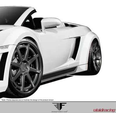2004-2008 Lamborghini Gallardo AF-1 Wide Body Side Skirt Rocker Panels ( GFK ) - 2 Piece - 109603