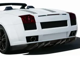 2004-2008 Lamborghini Gallardo AF-1 Wide Body Rear Bumper Cover ( GFK ) - 1 Piece
