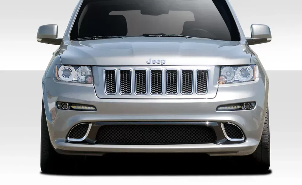 2011-2013 Jeep Grand Cherokee Duraflex SRT Look Front Bumper Cover - 1 Piece - 109616