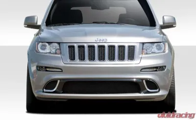 2011-2013 Jeep Grand Cherokee Duraflex SRT Look Front Bumper Cover - 1 Piece - 109616