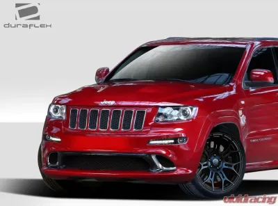 2011-2013 Jeep Grand Cherokee Duraflex SRT Look Front Bumper Cover - 1 Piece - 109616