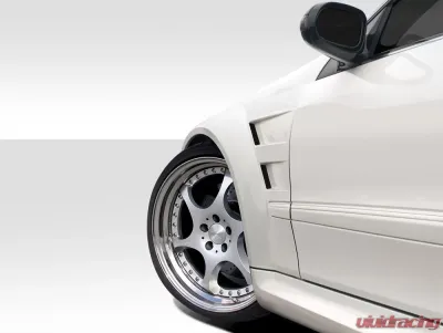 2003-2009 Mercedes CLK W209 Duraflex Black Series Look Wide Body Front Fenders - 2 Piece - 109665